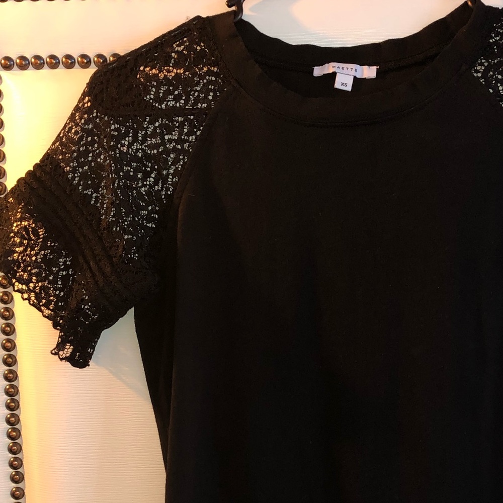 Lace Sleeve Blouse by MAETTE✨